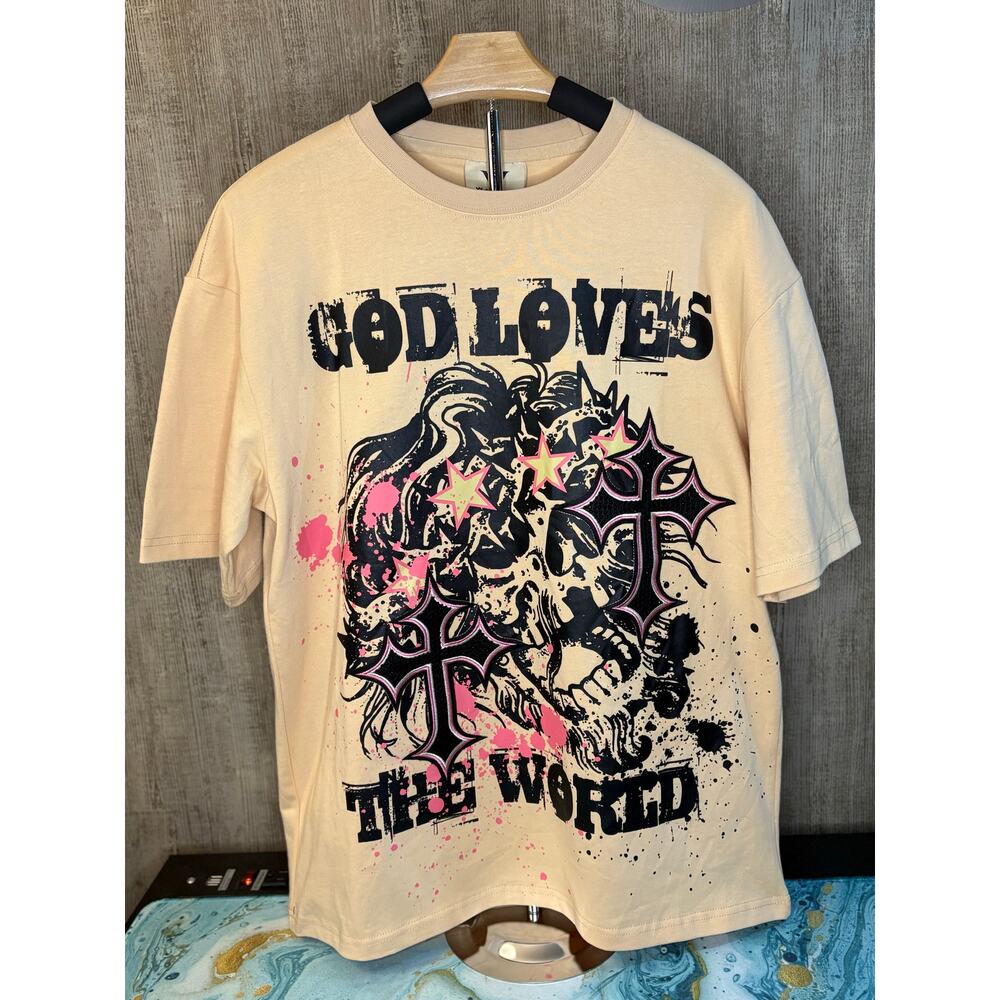 NWT Sz. M - Watson Saint Shirt, Cream - QUALITY!!!